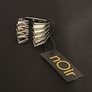 NWT nOir Jewelry Valerie Caged Ring Silver
